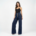 Pantaloni Denim Wide-Leg - Model