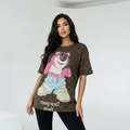 Tricou Leopard Dark & Pink Bear