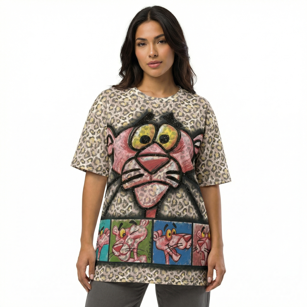 Tricou Leopard 'Pink Panther'