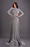 Rochie din Paiete Argintii