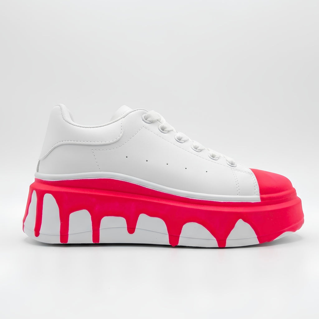 Sneakerși cu Platformă Neon Drip