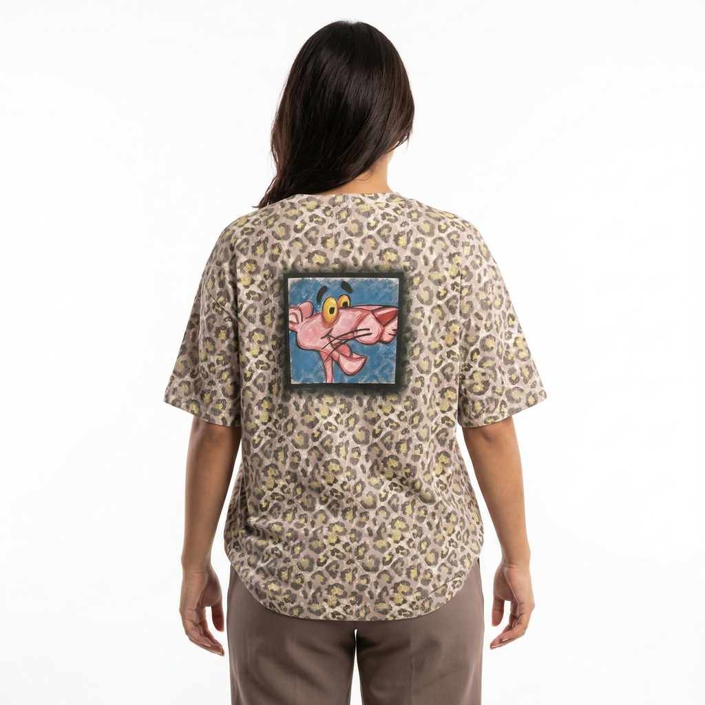 Tricou Leopard 'Pink Panther'