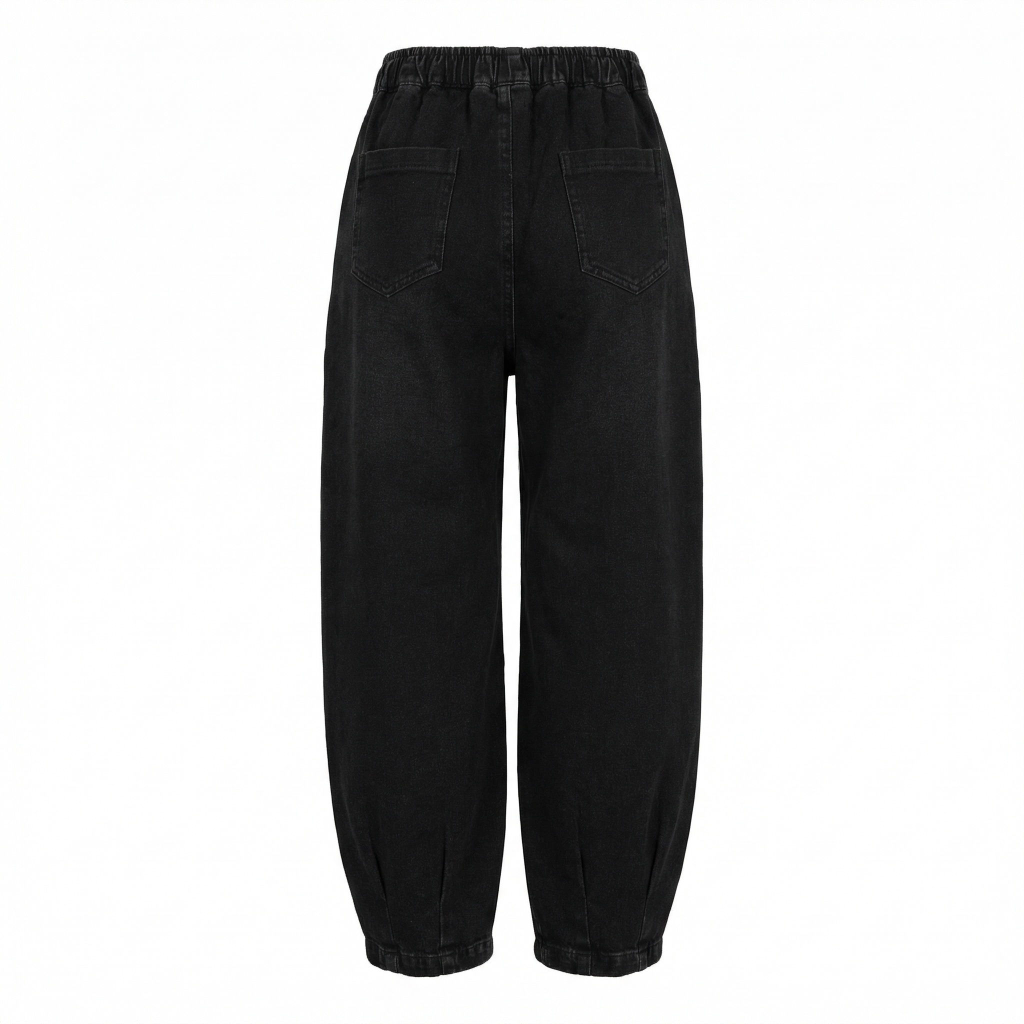 Pantaloni Denim Black cu Pietre Strălucitoare - Spate - Rosmarie Couture