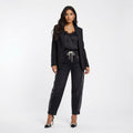 Pantaloni Denim Black